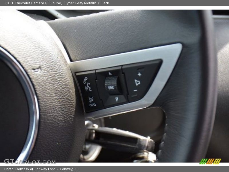 Cyber Gray Metallic / Black 2011 Chevrolet Camaro LT Coupe