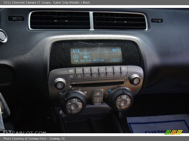 Cyber Gray Metallic / Black 2011 Chevrolet Camaro LT Coupe