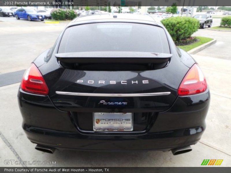 Black / Black 2012 Porsche Panamera 4