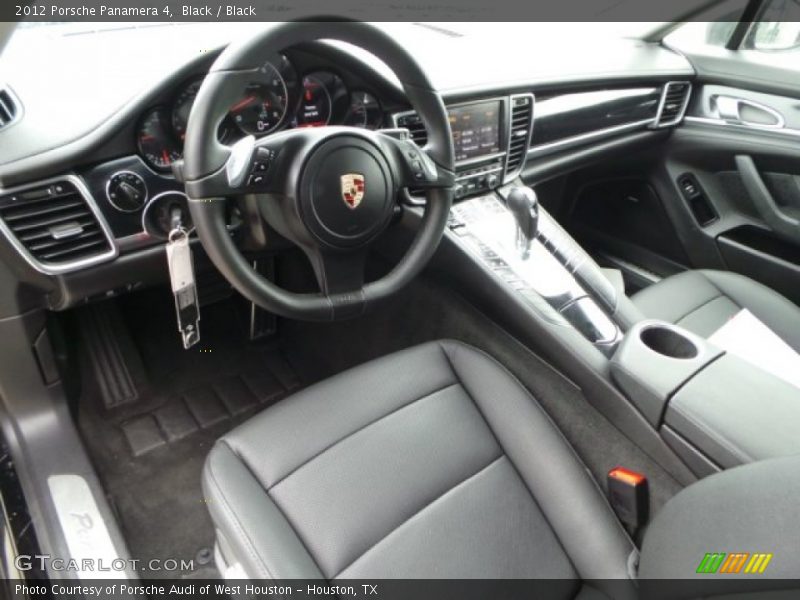 Black / Black 2012 Porsche Panamera 4