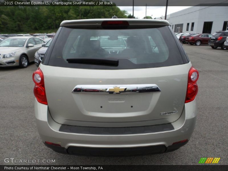 Champagne Silver Metallic / Jet Black 2015 Chevrolet Equinox LS