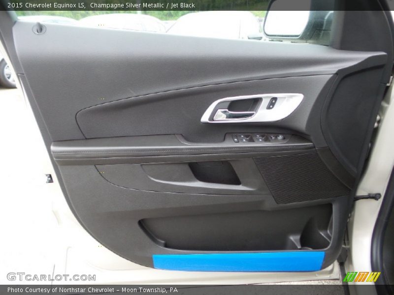 Champagne Silver Metallic / Jet Black 2015 Chevrolet Equinox LS