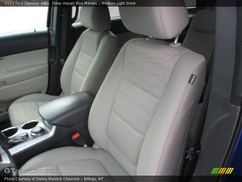 Deep Impact Blue Metallic / Medium Light Stone 2013 Ford Explorer 4WD