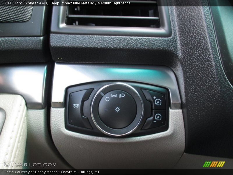 Deep Impact Blue Metallic / Medium Light Stone 2013 Ford Explorer 4WD