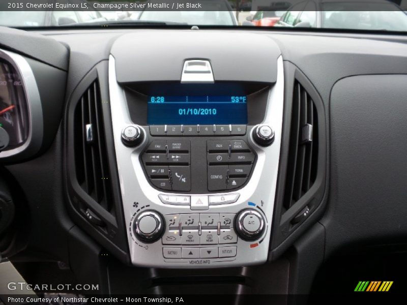 Champagne Silver Metallic / Jet Black 2015 Chevrolet Equinox LS