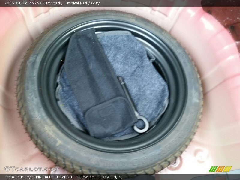 Tropical Red / Gray 2006 Kia Rio Rio5 SX Hatchback