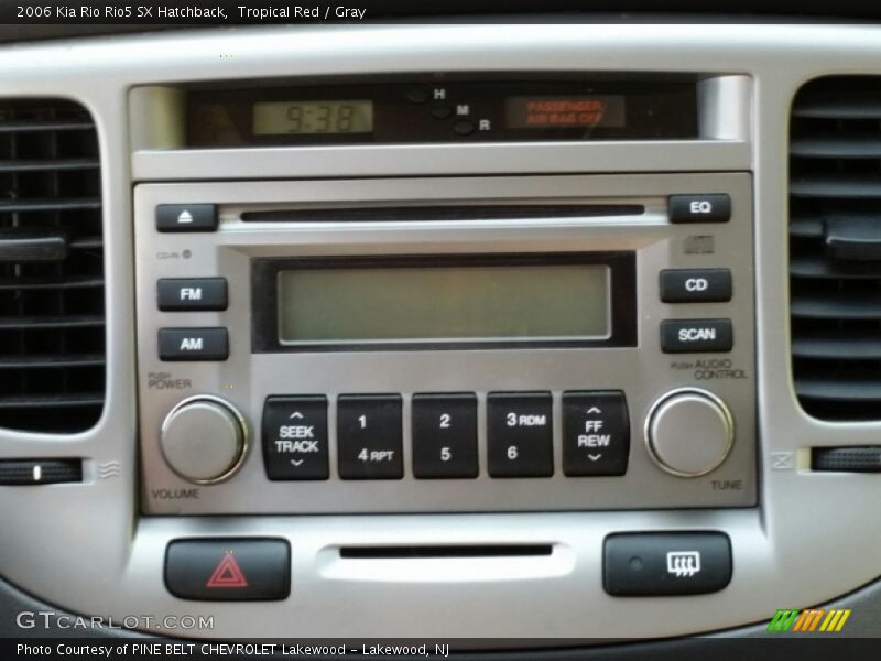 Tropical Red / Gray 2006 Kia Rio Rio5 SX Hatchback