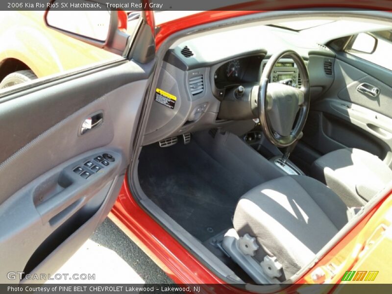 Tropical Red / Gray 2006 Kia Rio Rio5 SX Hatchback