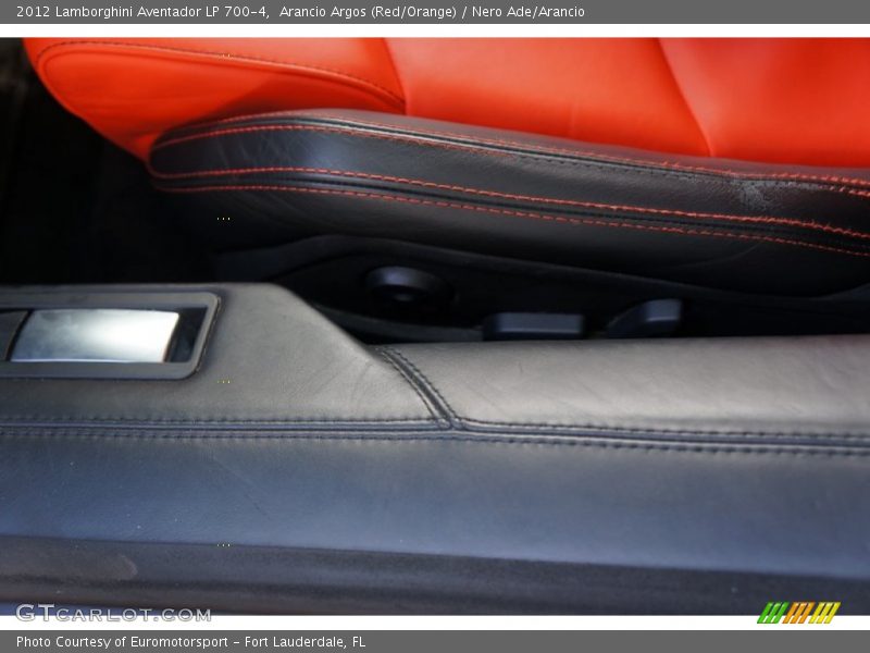 Arancio Argos (Red/Orange) / Nero Ade/Arancio 2012 Lamborghini Aventador LP 700-4