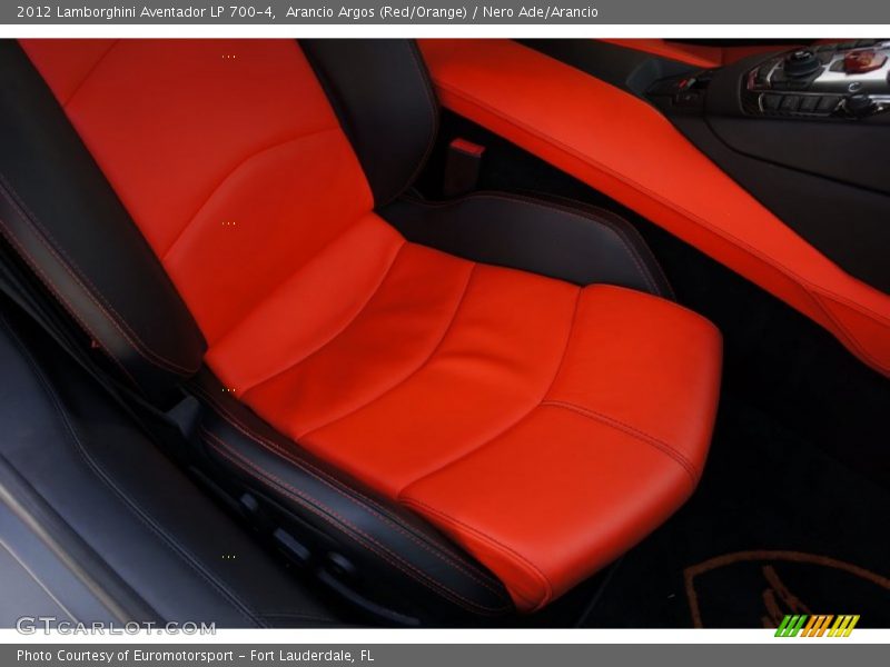Arancio Argos (Red/Orange) / Nero Ade/Arancio 2012 Lamborghini Aventador LP 700-4