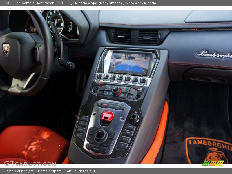 Arancio Argos (Red/Orange) / Nero Ade/Arancio 2012 Lamborghini Aventador LP 700-4