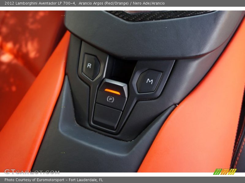 Arancio Argos (Red/Orange) / Nero Ade/Arancio 2012 Lamborghini Aventador LP 700-4