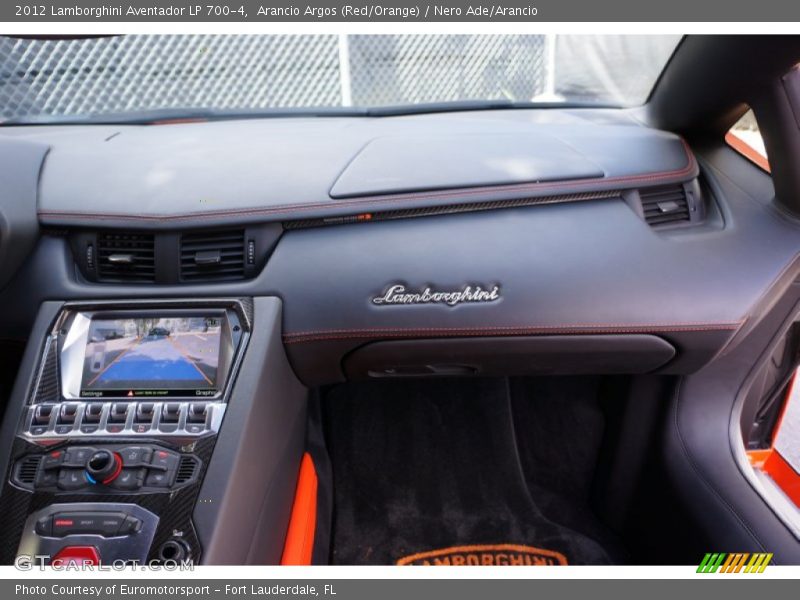 Arancio Argos (Red/Orange) / Nero Ade/Arancio 2012 Lamborghini Aventador LP 700-4