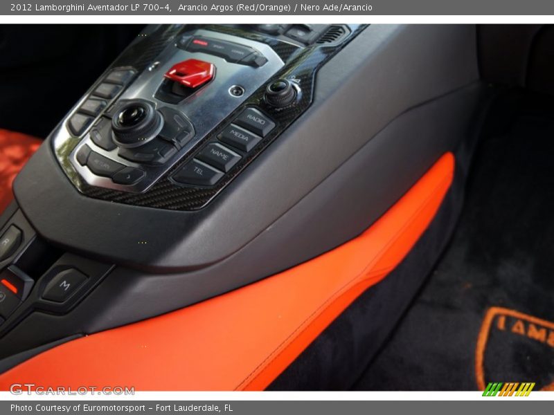 Arancio Argos (Red/Orange) / Nero Ade/Arancio 2012 Lamborghini Aventador LP 700-4