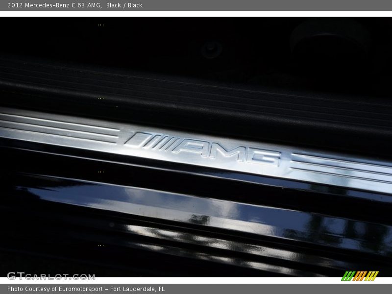 Black / Black 2012 Mercedes-Benz C 63 AMG