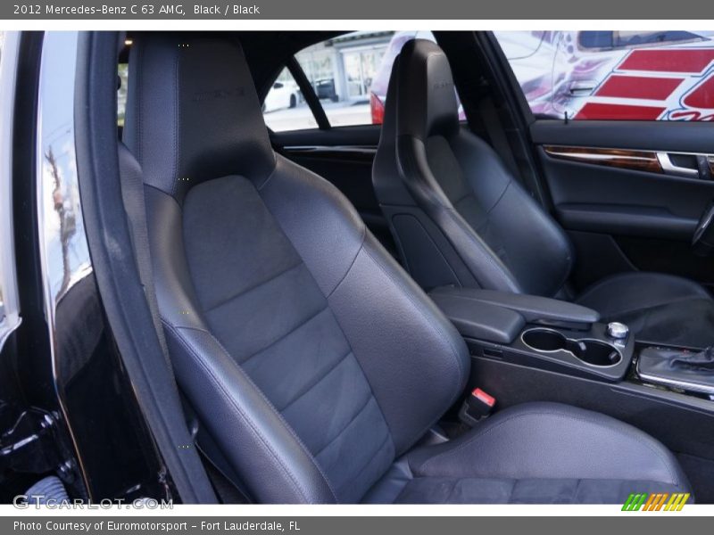 Black / Black 2012 Mercedes-Benz C 63 AMG