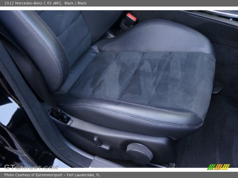 Black / Black 2012 Mercedes-Benz C 63 AMG
