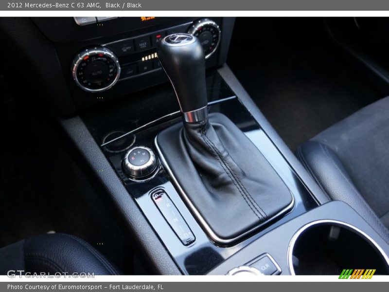 Black / Black 2012 Mercedes-Benz C 63 AMG