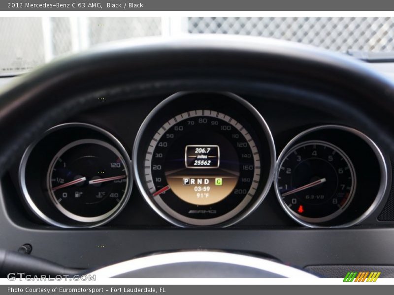  2012 C 63 AMG 63 AMG Gauges