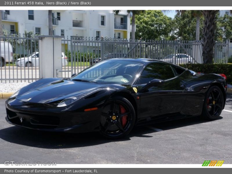 Nero (Black) / Nero (Black) 2011 Ferrari 458 Italia