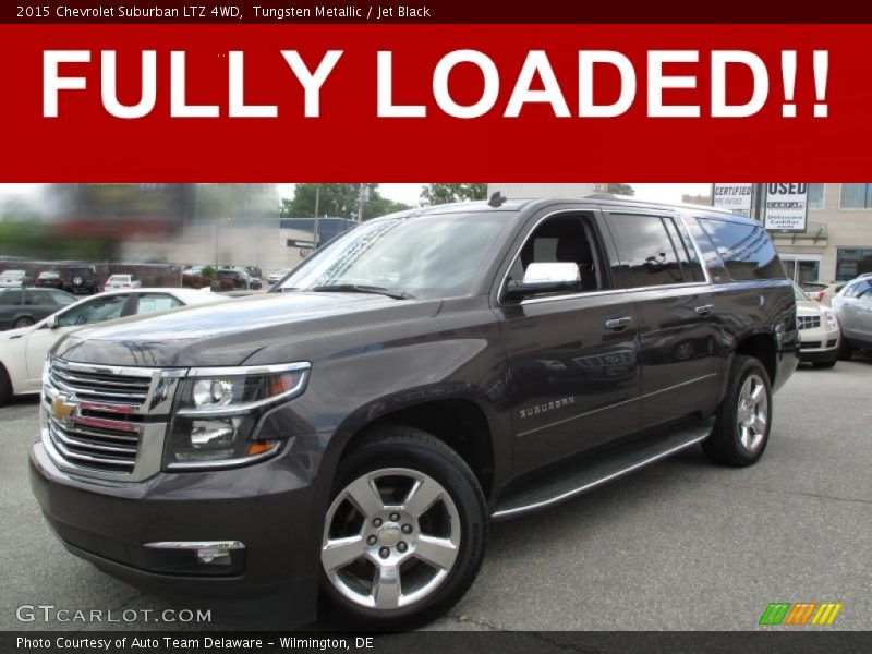 Tungsten Metallic / Jet Black 2015 Chevrolet Suburban LTZ 4WD
