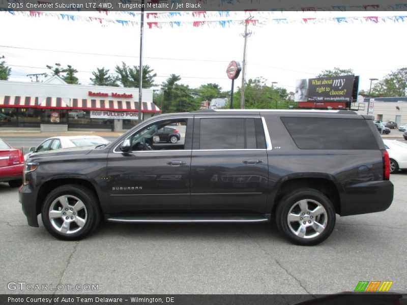 Tungsten Metallic / Jet Black 2015 Chevrolet Suburban LTZ 4WD