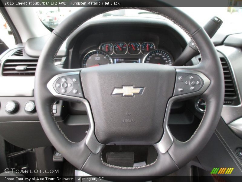 Tungsten Metallic / Jet Black 2015 Chevrolet Suburban LTZ 4WD