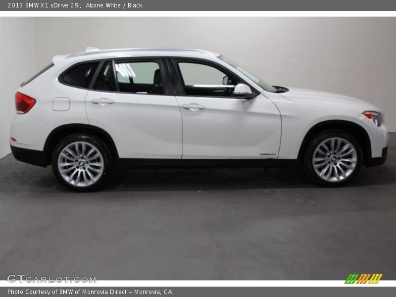 Alpine White / Black 2013 BMW X1 sDrive 28i