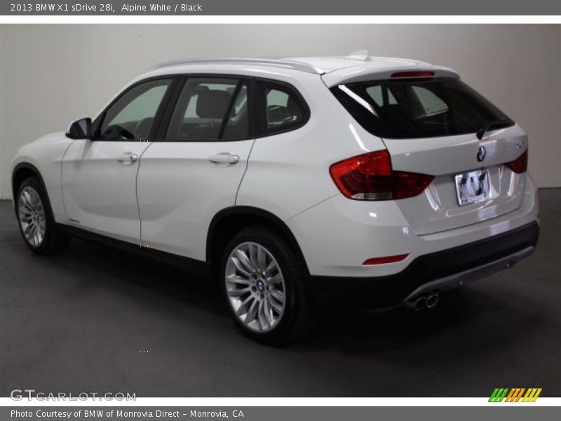 Alpine White / Black 2013 BMW X1 sDrive 28i