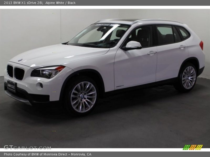 Alpine White / Black 2013 BMW X1 sDrive 28i