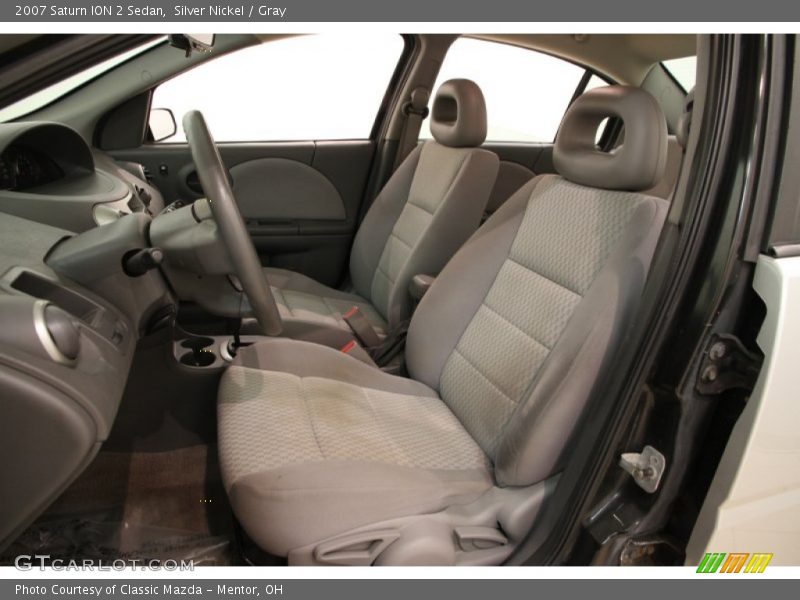 Silver Nickel / Gray 2007 Saturn ION 2 Sedan