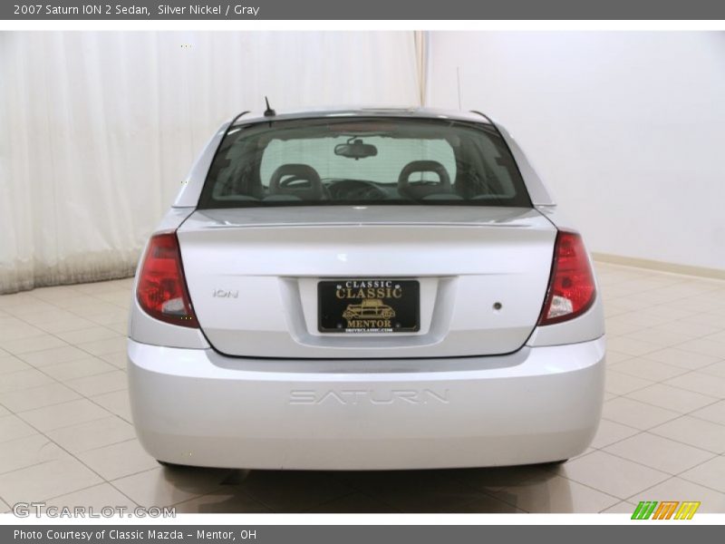 Silver Nickel / Gray 2007 Saturn ION 2 Sedan