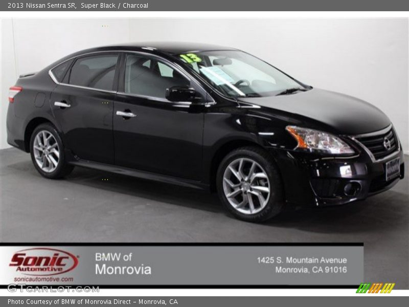 Super Black / Charcoal 2013 Nissan Sentra SR