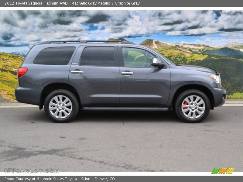 Magnetic Gray Metallic / Graphite Gray 2012 Toyota Sequoia Platinum 4WD