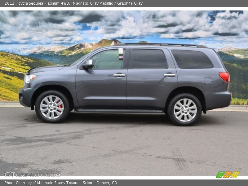 Magnetic Gray Metallic / Graphite Gray 2012 Toyota Sequoia Platinum 4WD