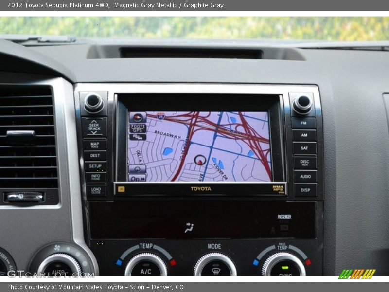 Magnetic Gray Metallic / Graphite Gray 2012 Toyota Sequoia Platinum 4WD