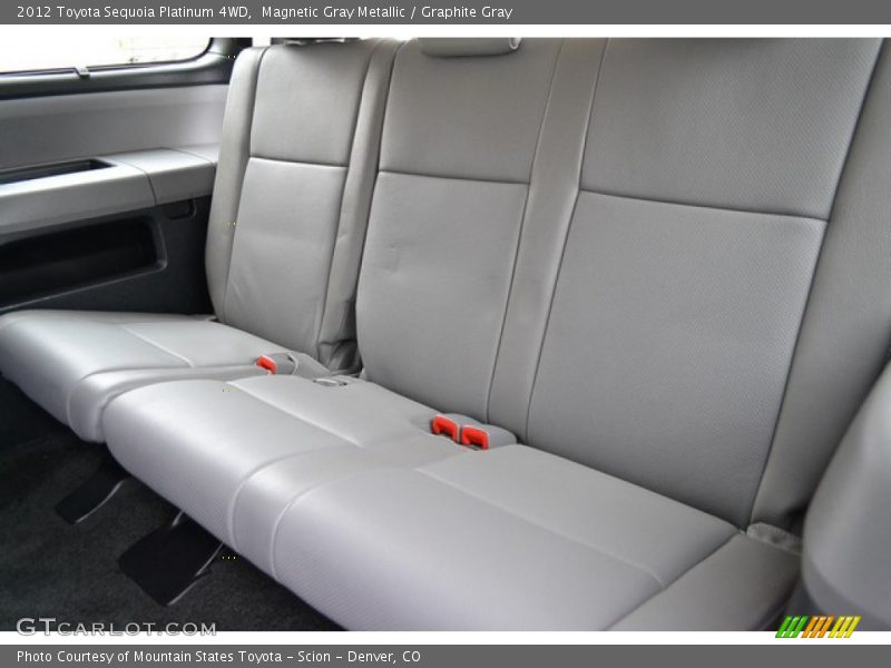 Rear Seat of 2012 Sequoia Platinum 4WD