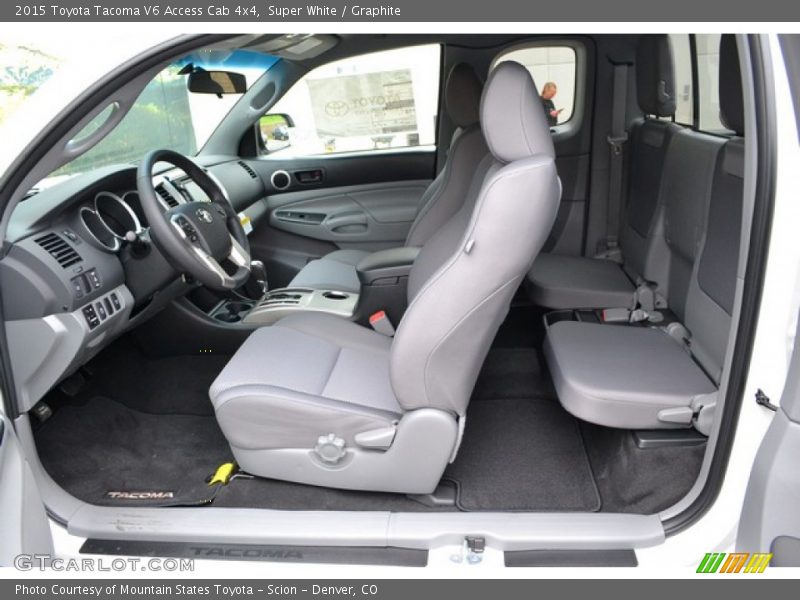  2015 Tacoma V6 Access Cab 4x4 Graphite Interior