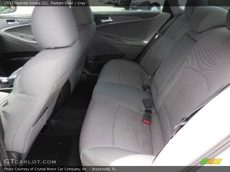 Radiant Silver / Gray 2011 Hyundai Sonata GLS
