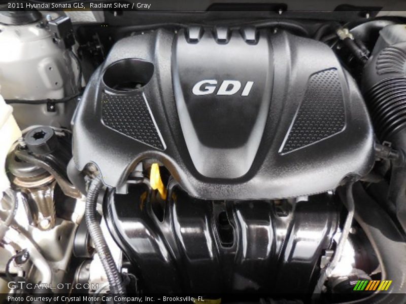 Radiant Silver / Gray 2011 Hyundai Sonata GLS