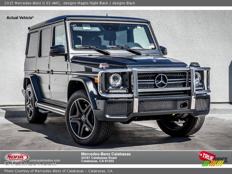 designo Magno Night Black / designo Black 2015 Mercedes-Benz G 63 AMG