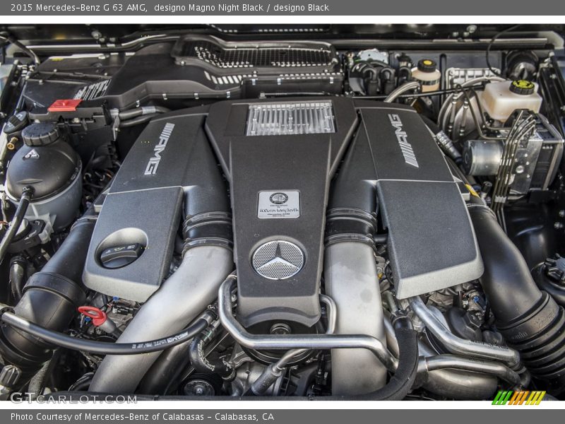  2015 G 63 AMG Engine - 5.5 Liter AMG biturbo DOHC 32-Valve VVT V8