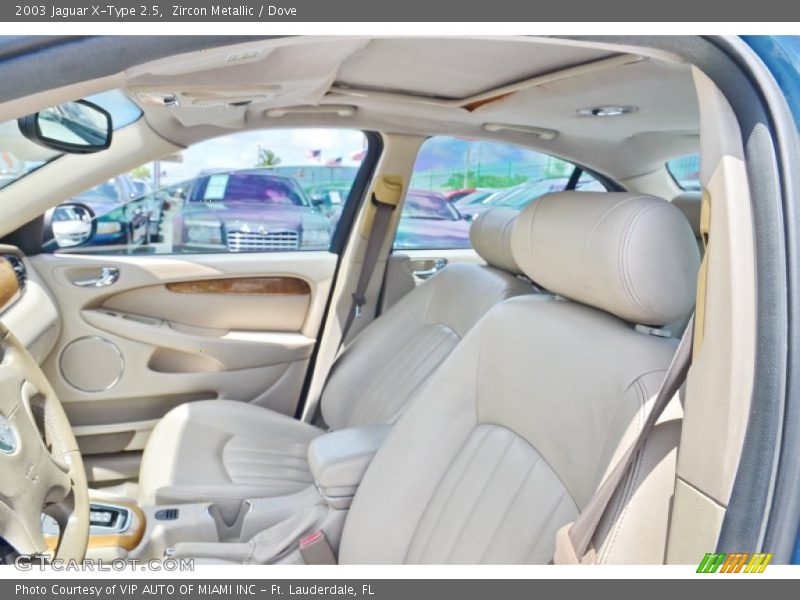 Zircon Metallic / Dove 2003 Jaguar X-Type 2.5