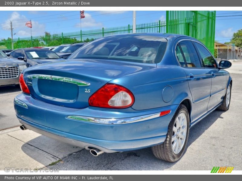 Zircon Metallic / Dove 2003 Jaguar X-Type 2.5