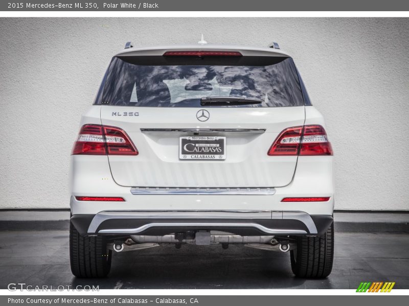 Polar White / Black 2015 Mercedes-Benz ML 350
