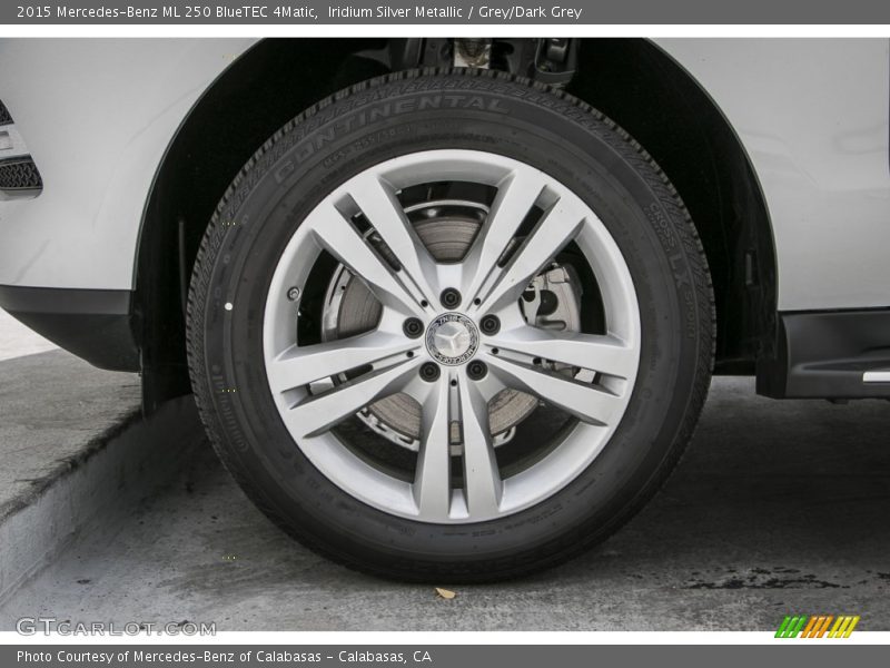 Iridium Silver Metallic / Grey/Dark Grey 2015 Mercedes-Benz ML 250 BlueTEC 4Matic
