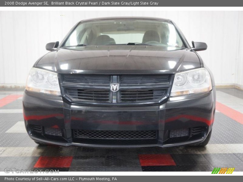 Brilliant Black Crystal Pearl / Dark Slate Gray/Light Slate Gray 2008 Dodge Avenger SE