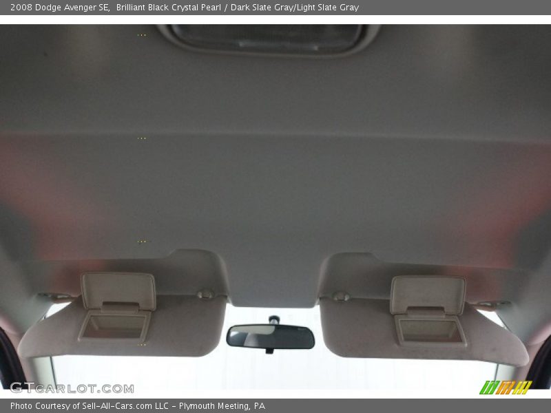 Brilliant Black Crystal Pearl / Dark Slate Gray/Light Slate Gray 2008 Dodge Avenger SE