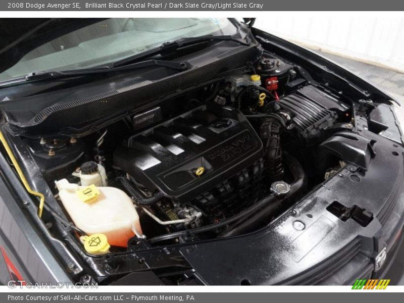 Brilliant Black Crystal Pearl / Dark Slate Gray/Light Slate Gray 2008 Dodge Avenger SE