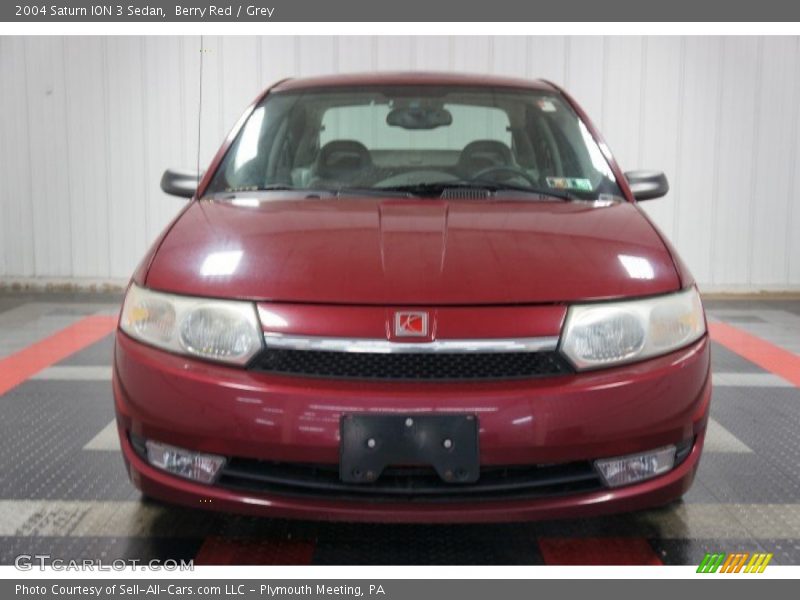 Berry Red / Grey 2004 Saturn ION 3 Sedan